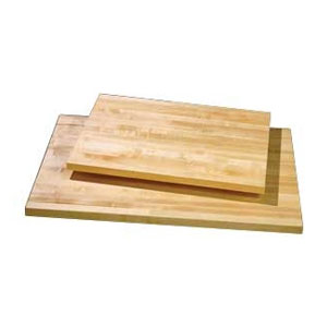 Butcher block counter